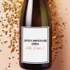Bouteille de champagne personnalisée - Message