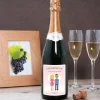 Bouteille de champagne personnalisée couple - Family Circus