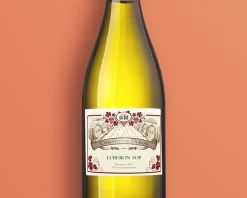 Bouteille de vin blanc personnalisée - Prénom et message