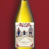 Bouteille de vin blanc personnalisée photo