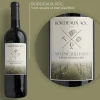 Bouteille de vin de Bordeaux personnalisée message - Vignes