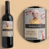 Bouteille de vin de Bordeaux personnalisée - 2 photos