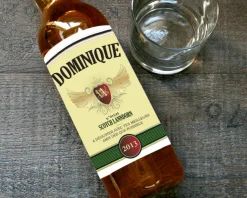 Bouteille de whisky personnalisée - Prénom et message