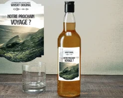 Bouteille de whisky personnalisée message - Highlands