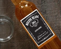 Bouteille de whisky personnalisée - Message