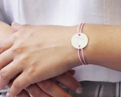 Bracelet cordon personnalisé Argent 925 - Constellations