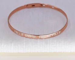 Bracelet Jonc - Argent rosé