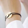 Bracelet personnalisé Mots Doux - Plaqué Or 18 carats ou Argent 925