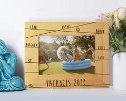 Cadre gravé Famille Message