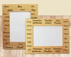 Cadre gravé Famille Prénoms