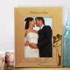 Cadre gravé mariage