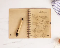 Cahier en bois - Recettes