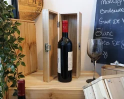 Caisse à vin personnalisée anniversaire - Citation