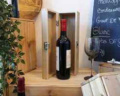 Caisse à vin personnalisée en bois - Meilleure Grand-mère