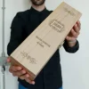 Caisse à vin personnalisée en bois - Meilleur Grand-père