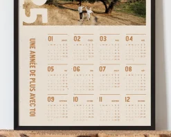 Calendrier personnalisé - Photo