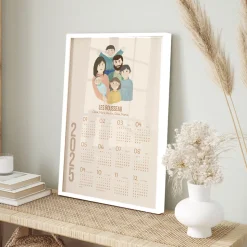 Calendrier personnalisé - Portrait de Famille