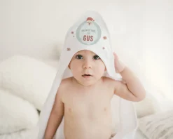 Cape de bain bébé personnalisable - Mon Premier Noël