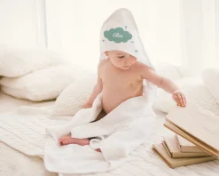 Cape de bain Personnalisable - Nuage