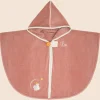 Cape de bain personnalisée brodée - Ecureuil Brique