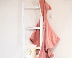 Cape de bain personnalisée brodée - Ecureuil Brique