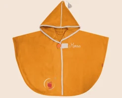 Cape de bain personnalisée brodée - Lion Safran