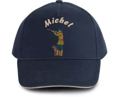 Casquette Personnalisable - Verte, bleue ou noire - Chasse