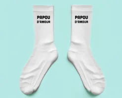 Chaussettes personnalisées - Message
