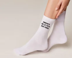 Chaussettes personnalisées - Message