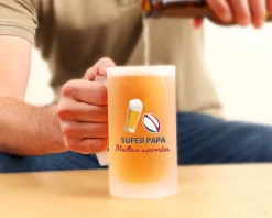 Chope de bière personnalisée - Apéro Rugby