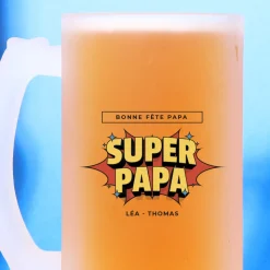 Chope de bière personnalisée - Héros de BD