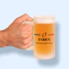 Chope de bière personnalisée - Supporter Rugby