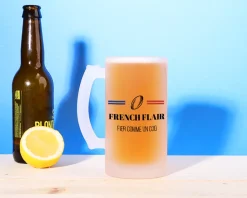 Chope de bière personnalisée - Supporter Rugby