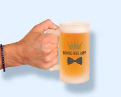 Chope de bière personnalisée - Papa Royal