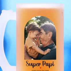 Chope de bière personnalisée - Instantané d'Amour
