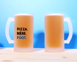Chope de bière personnalisée - Message Football