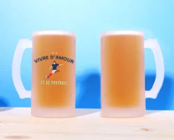 Chope de bière personnalisée - Passion Football