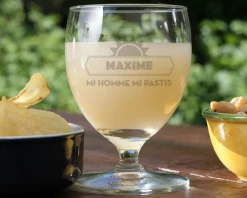 Coffret apéro - Tongs et verre à Ricard personnalisés