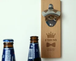 Coffret bière - Chope de bière et décapsuleur personnalisés