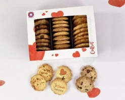 Coffret biscuits Personnalisable aux 3 saveurs - Amour