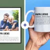 Coffret Définition Papa - Affiche et mug personnalisés