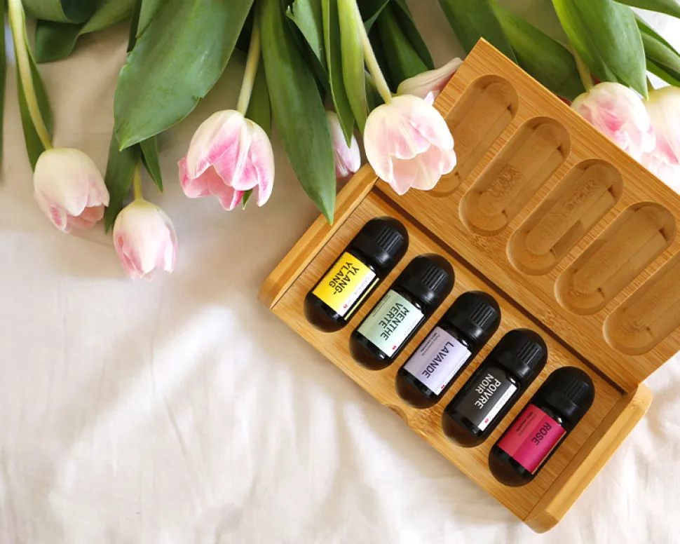 Coffret d'huiles essentielles personnalisable - Coeur