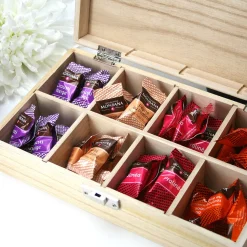 Coffret gravé de chocolats Monbana - Maman et ses petits coeurs