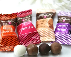Coffret gravé Prestige de chocolats Monbana