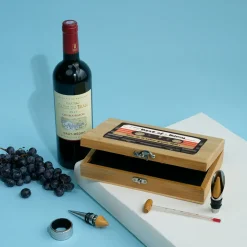 Coffret sommelier personnalisé - Retro K7 audio