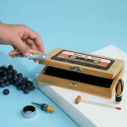 Coffret sommelier personnalisé - Retro K7 audio