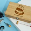 Coffret sommelier personnalisé - 5 accessoires - De Père en Fils / Fille
