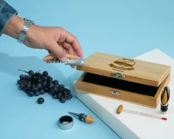 Coffret sommelier personnalisé - 5 accessoires - De Père en Fils / Fille