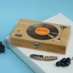 Coffret sommelier personnalisé - Retro Vinyle