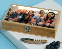 Coffret sommelier personnalisé - 5 accessoires - Photo